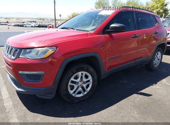 3C4NJDAB5HT660897 2017 JEEP NEW COMPASS Red Przód lewy