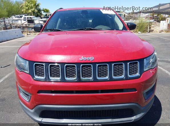 3C4NJDAB5HT660897 2017 JEEP NEW COMPASS Red Widok zestawu wskaźników