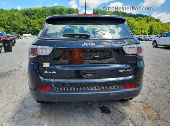 3C4NJDAB5JT480275 2018 JEEP COMPASS Черный Вид сзади