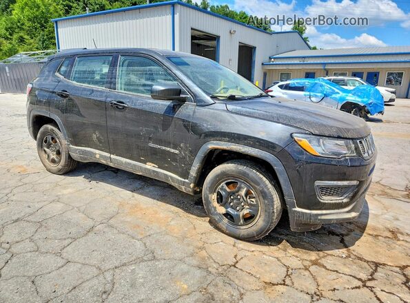 3C4NJDAB5JT480275 2018 JEEP COMPASS Черный Передняя правая четверть