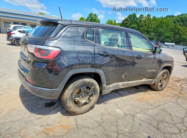 3C4NJDAB5JT480275 2018 JEEP COMPASS Черный Задняя правая четверть