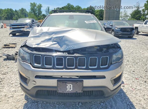 3C4NJDAB5LT210174 2020 JEEP COMPASS Silver Vista frontal