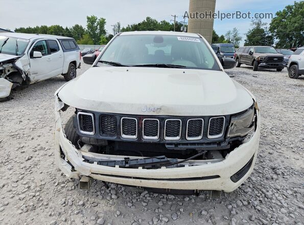 3C4NJDAB6JT177182 2018 JEEP COMPASS Белый Вид спереди