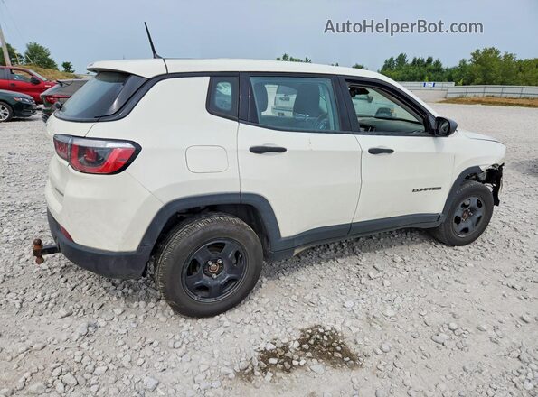 3C4NJDAB6JT177182 2018 JEEP COMPASS Белый Задняя правая четверть