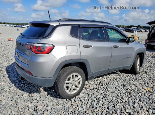3C4NJDAB6JT422806 2018 JEEP COMPASS Silver Rear right