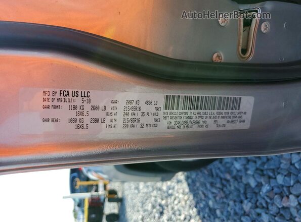 3C4NJDAB6JT422806 2018 JEEP COMPASS Silver Engine compartment view