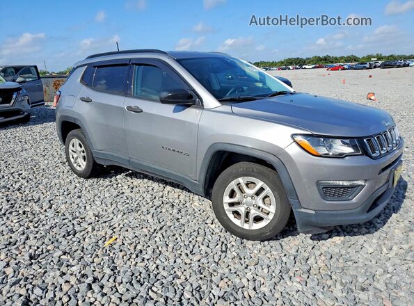3C4NJDAB6JT422806 2018 JEEP COMPASS Silver Front right