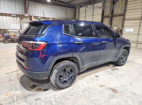 3C4NJDAB6MT578347 2021 JEEP COMPASS Blue Trasero derecho