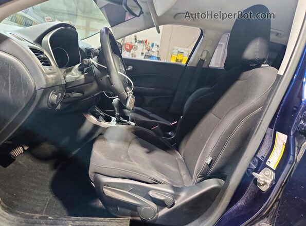 3C4NJDAB6MT578347 2021 JEEP COMPASS Blue Vista interior delantera