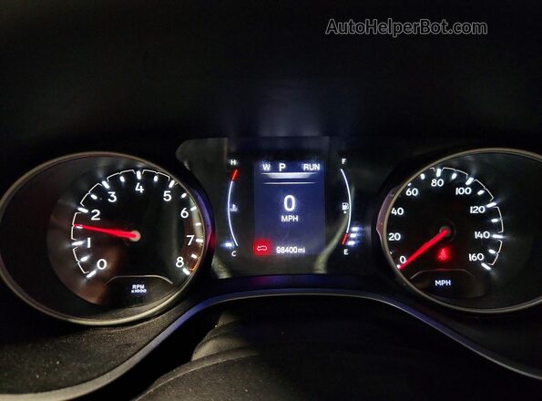 3C4NJDAB6MT578347 2021 JEEP COMPASS Blue Vista del cuadro de instrumentos