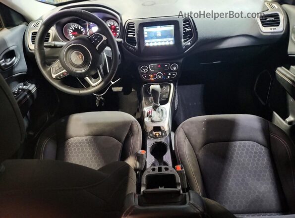 3C4NJDAB6MT578347 2021 JEEP COMPASS Blue Vista del salpicadero