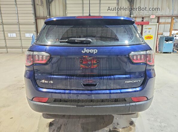 3C4NJDAB6MT578347 2021 JEEP COMPASS Blue Vista trasera