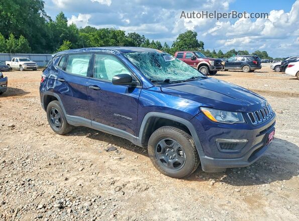 3C4NJDAB7LT208927 2020 JEEP COMPASS Blue წინა მარჯვენა