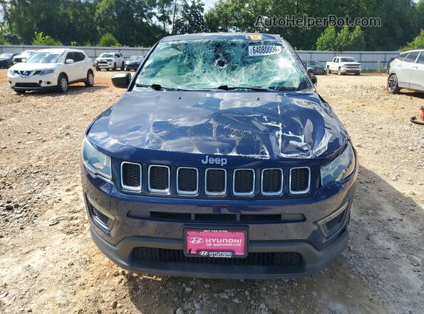 3C4NJDAB7LT208927 2020 JEEP COMPASS Blue წინა ხედი