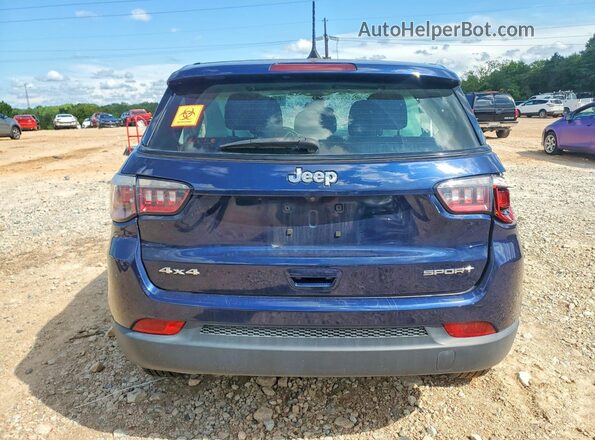 3C4NJDAB7LT208927 2020 JEEP COMPASS Blue უკანა ხედი