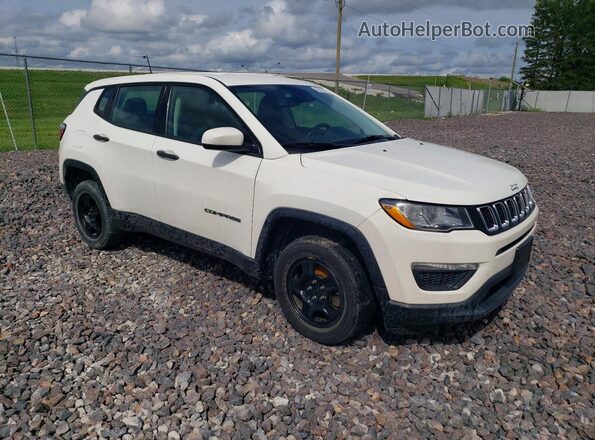 3C4NJDAB7LT244858 2020 JEEP COMPASS White Przód prawy