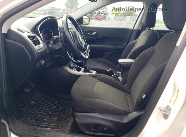 3C4NJDAB7LT244858 2020 JEEP COMPASS White Widok wnętrza z przodu