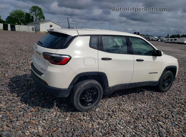 3C4NJDAB7LT244858 2020 JEEP COMPASS White Tył prawy