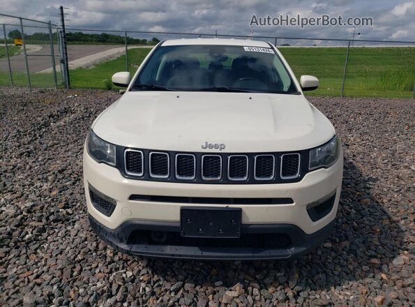 3C4NJDAB7LT244858 2020 JEEP COMPASS White Widok z przodu