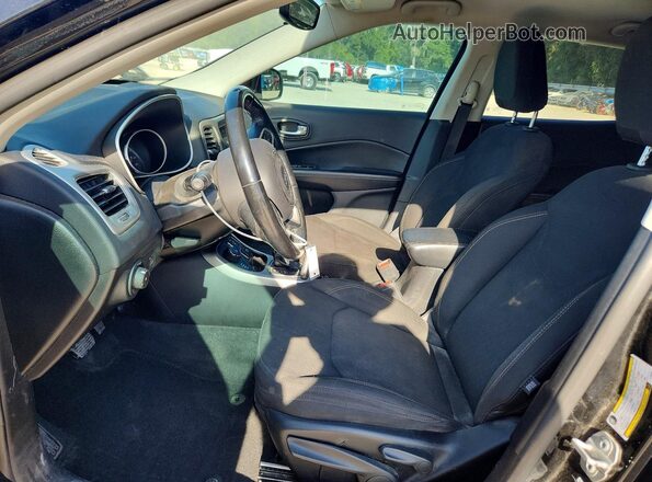 3C4NJDAB7LT245847 2020 JEEP COMPASS Black Вид салону спереду
