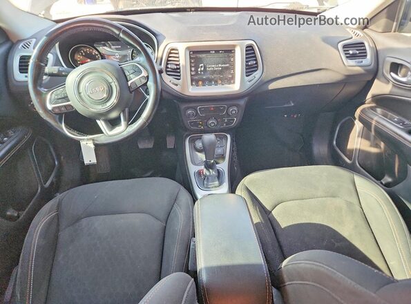 3C4NJDAB7LT245847 2020 JEEP COMPASS Black Вид панелі приладів