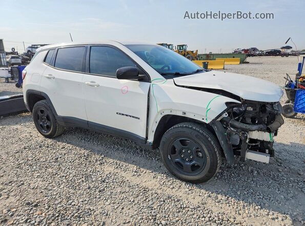 3C4NJDAB8JT307558 2018 JEEP COMPASS Белый Передняя правая четверть