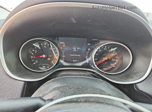 3C4NJDAB8JT307558 2018 JEEP COMPASS Белый Вид щитка приборов