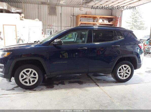 3C4NJDAB8JT392269 2018 JEEP COMPASS Blue 