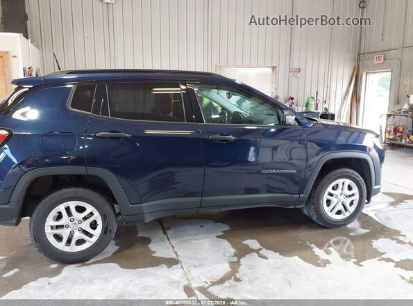 3C4NJDAB8JT392269 2018 JEEP COMPASS Blue Vista interior de 360 grados