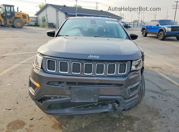 3C4NJDAB8JT415596 2018 JEEP COMPASS Charcoal წინა ხედი