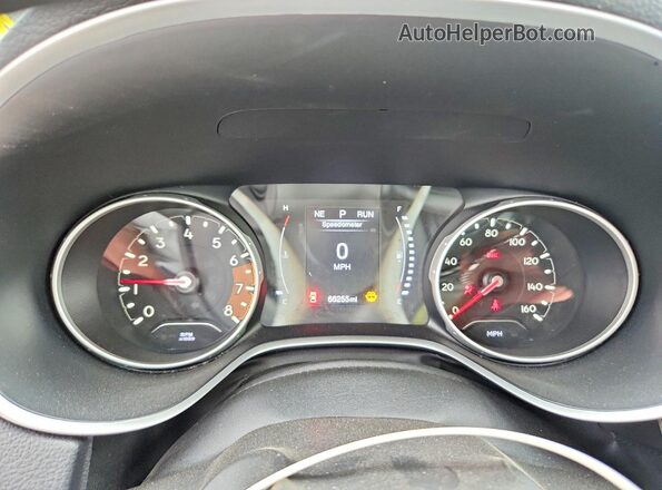 3C4NJDAB8JT415596 2018 JEEP COMPASS Charcoal ხელსაწყოთა პანელის ხედი