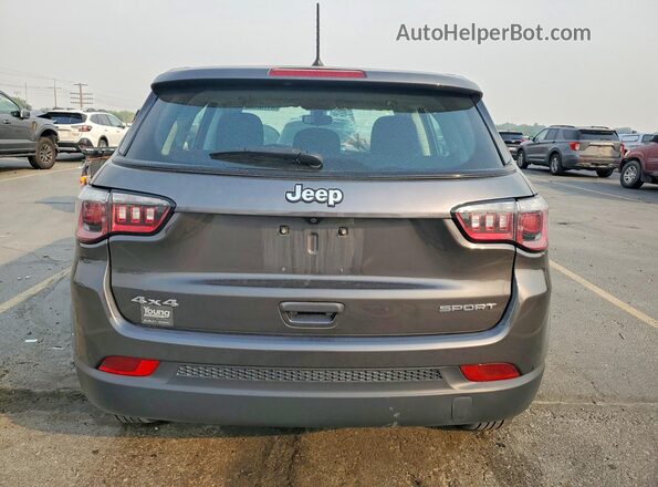 3C4NJDAB8JT415596 2018 JEEP COMPASS Charcoal უკანა ხედი