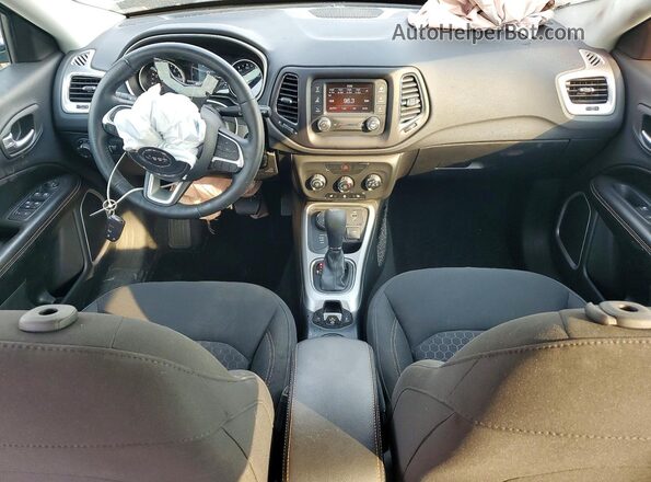 3C4NJDAB8JT415596 2018 JEEP COMPASS Charcoal წინა პანელის ხედი
