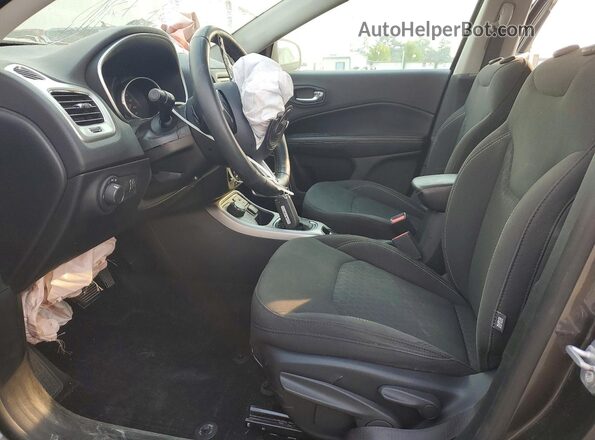 3C4NJDAB8JT415596 2018 JEEP COMPASS Charcoal წინა სალონის ხედი