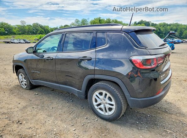 3C4NJDABXHT659616 2017 JEEP COMPASS Black Tył lewy