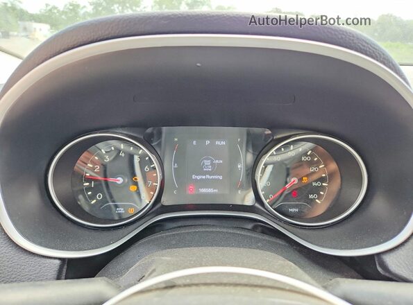 3C4NJDABXHT659616 2017 JEEP COMPASS Black Widok zestawu wskaźników