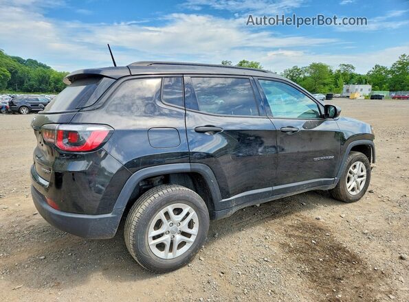 3C4NJDABXHT659616 2017 JEEP COMPASS Black Tył prawy