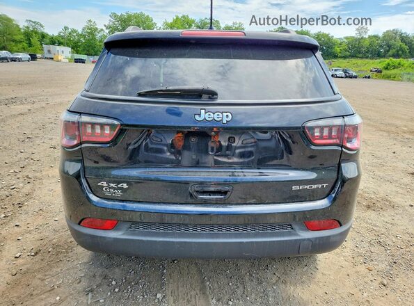 3C4NJDABXHT659616 2017 JEEP COMPASS Black Widok z tyłu