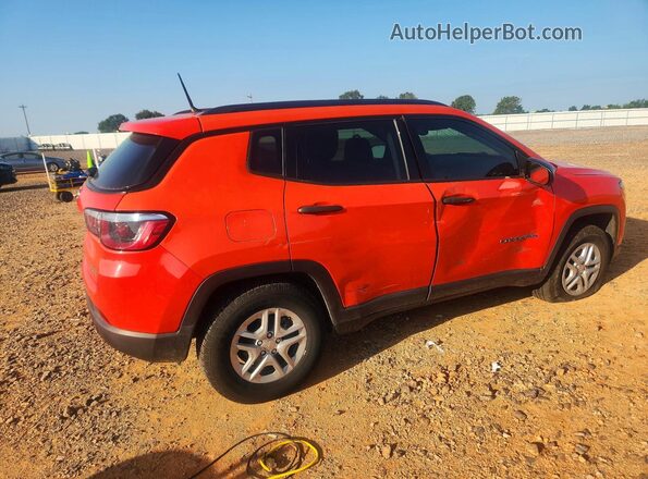 3C4NJDABXJT114487 2018 JEEP COMPASS Orange უკანა მარჯვენა