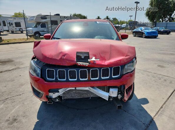 3C4NJDABXLT109082 2020 JEEP COMPASS Red Vista frontal