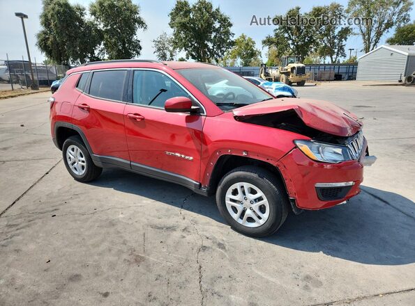 3C4NJDABXLT109082 2020 JEEP COMPASS Red Delantero derecho