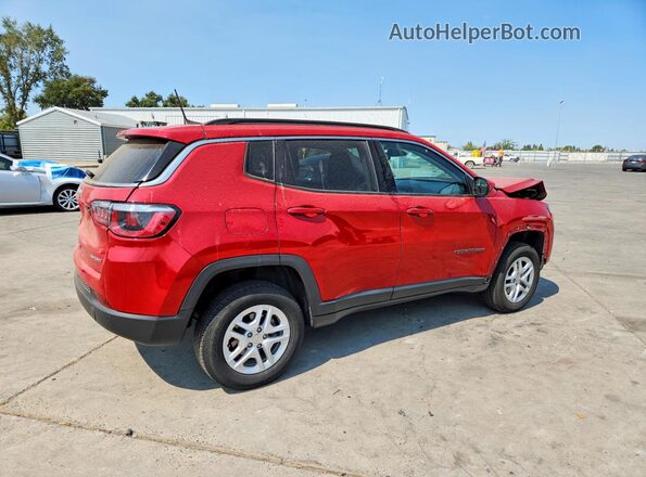 3C4NJDABXLT109082 2020 JEEP COMPASS Red Trasero derecho