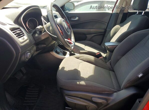 3C4NJDABXLT109082 2020 JEEP COMPASS Red Vista interior delantera