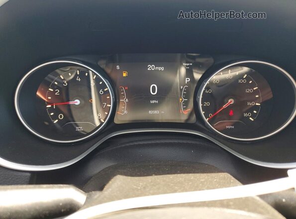 3C4NJDABXLT109082 2020 JEEP COMPASS Red Vista del cuadro de instrumentos