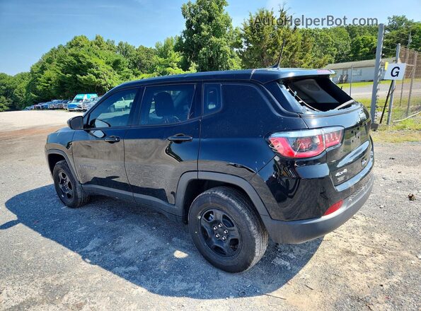 3C4NJDABXLT112600 2020 JEEP COMPASS Black Հետևի ձախ