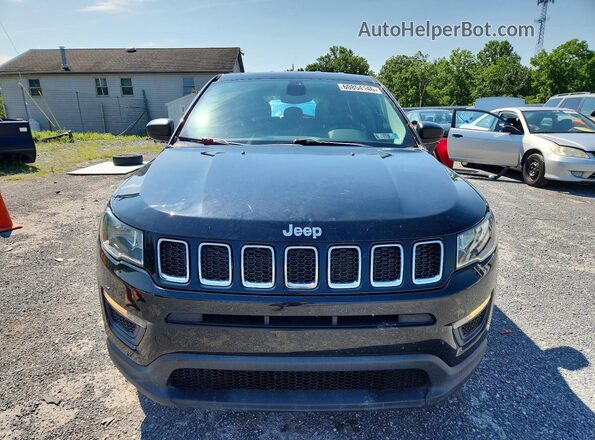 3C4NJDABXLT112600 2020 JEEP COMPASS Black Դիմացի տեսք