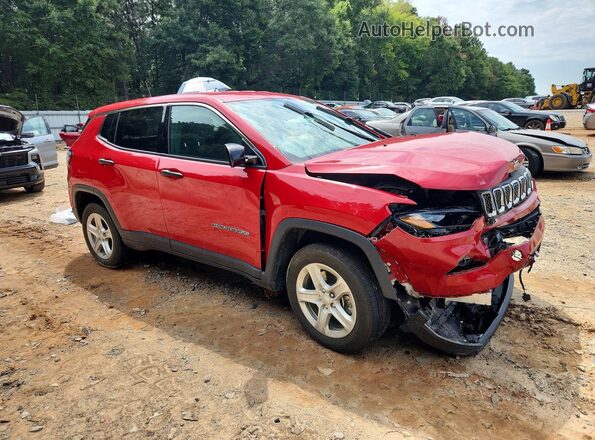 3C4NJDAN4PT563604 2023 JEEP COMPASS Red Przód prawy