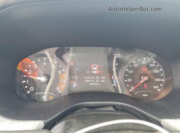 3C4NJDAN7RT158307 2024 JEEP COMPASS Silver Instrument cluster view