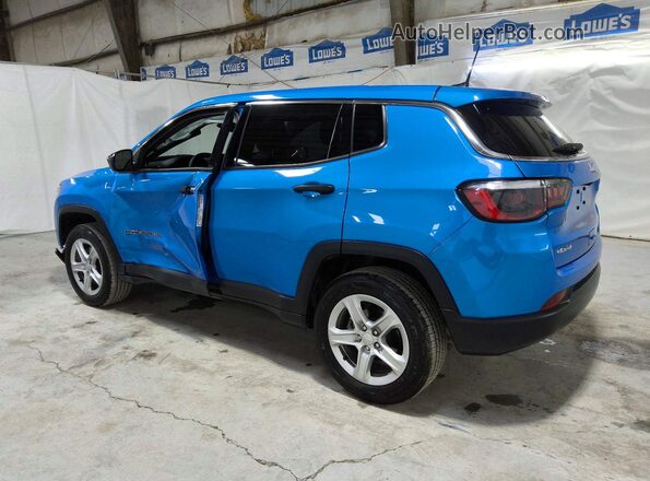 3C4NJDAN8PT532887 2023 JEEP COMPASS Blue Rear left