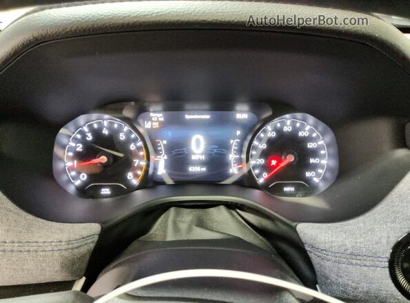 3C4NJDAN8PT532887 2023 JEEP COMPASS Blue Instrument cluster view
